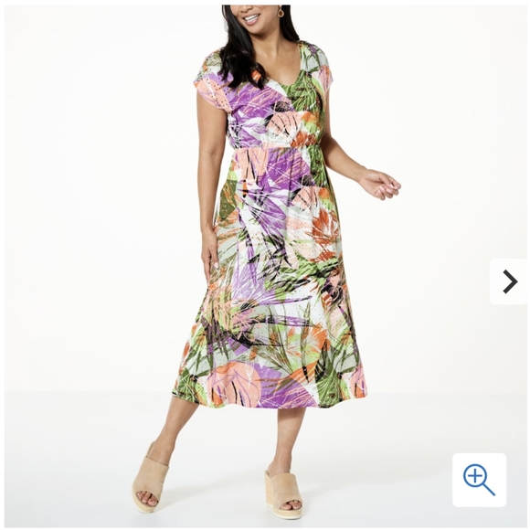 Anthony Originals 3X Dresses New *READ* Eyelet Midi Maxi Flattering Plus Size - Picture 3 of 10